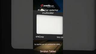 Vídeo - TABLET LED 20W negro RGBW
