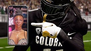 2-Way Star Calls Girlfriend on FaceTime | NCAA Football 24 (PC Mods)