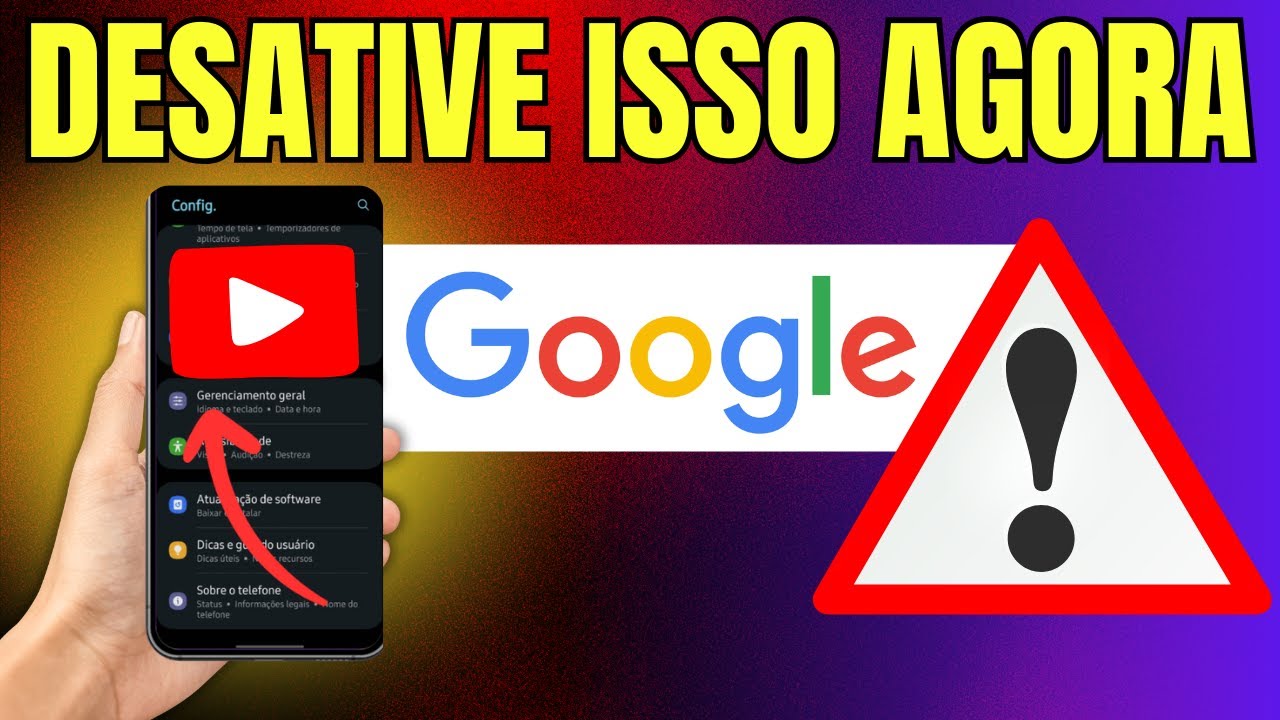 ⚠️ NÃO USE o YouTube nem o Google antes de mudar essas 6 configurações secretas!