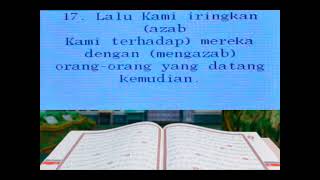 AL QURAN; SURAH 77 لمرسلات AYAT 1 50  al Mursalat DALAM BAHASA INDONESIA