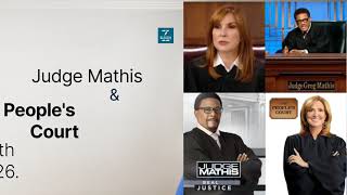 Judge Mathis and The People's Court Ended.