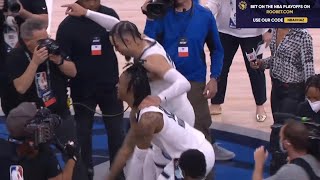 Ja Morant Does The Griddy After Eliminating The Wolves