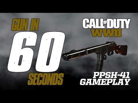 PPSH-41 GAMEPLAY/COMMENTARY (CODWW2 CUSTOM CLASS GUIDE)