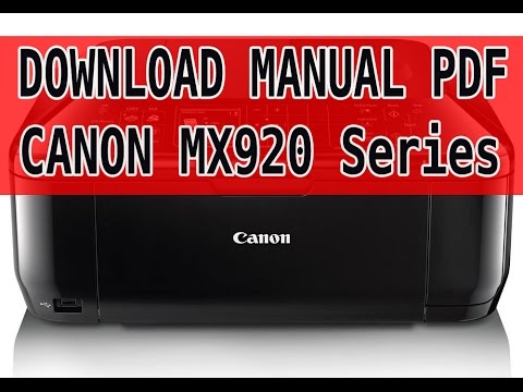 Canon pixma mx920 software download mac torrent