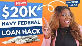 Navy Federal Credit Pledge Loan Hack | $20,000 Approval