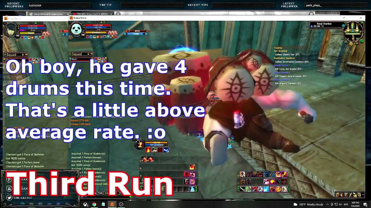 Quartz perfect world private server - testing the recent drop rate increase in TT (haha oh boy!)