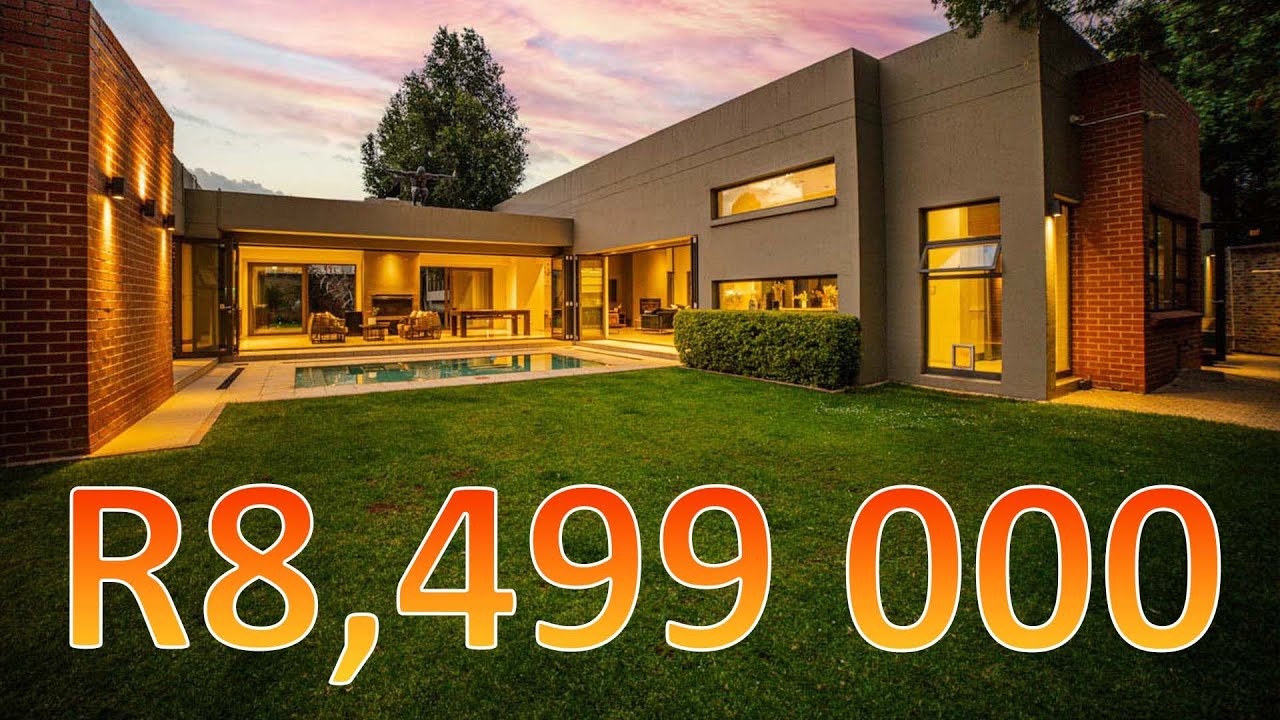 Внутри дома стоимостью 8 499 000 рандов в Йоханнесбурге, Южная Африка