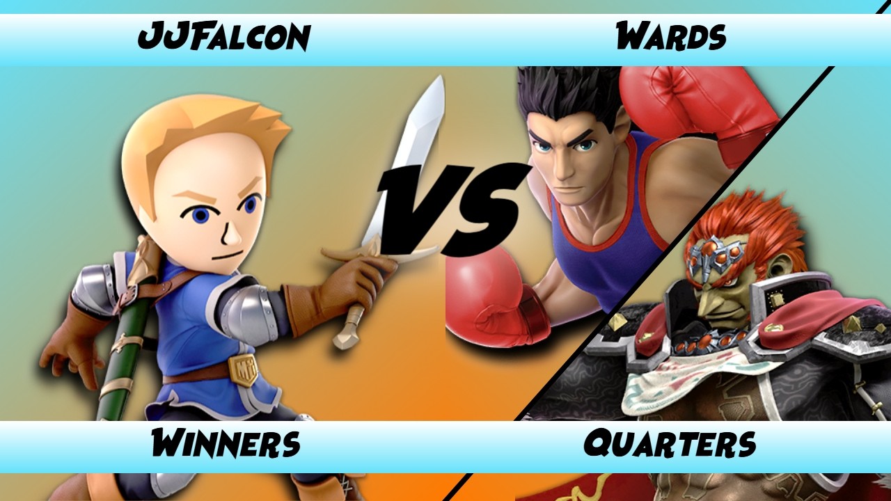 FLUXR 9 - JJFalcon (Mii Swordfighter) vs Wards (Little Mac/Ganondorf) - Winners Quarter Final