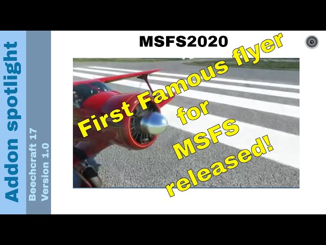 Flight Simulator 2020 - Addon spotlight - Beechcraft 17 - version 1.0
