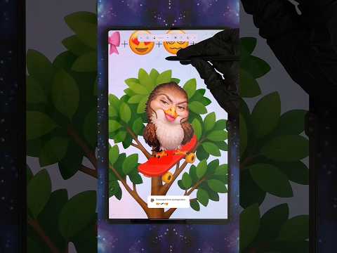 🛹🎀😵‍💫😍emoji mixing #digitalart #emojichallenge #funny #shorts