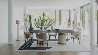 CAPITAL COLLECTION | La sala da pranzo lussuosa
