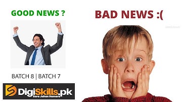 Digiskills Updates: Sad News for Students of Batch 8 | 100th Video & Good News | GTECH TV