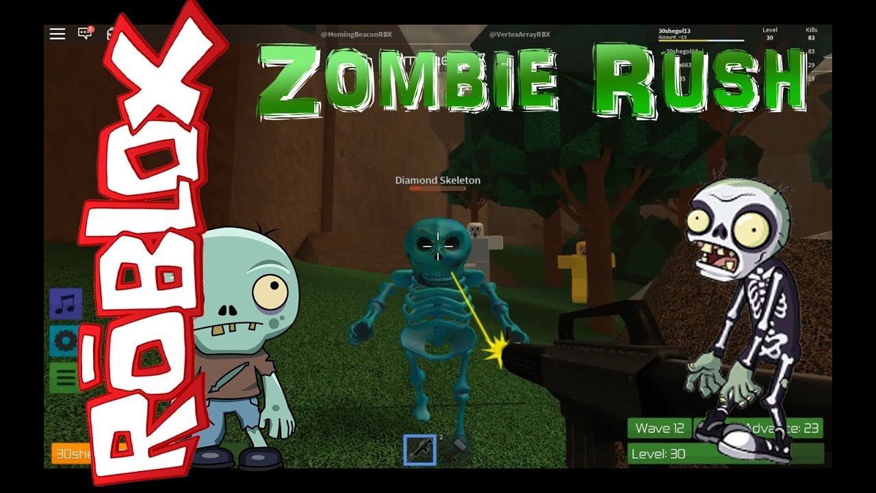 New Roblox Zombie Rush Script Hack Auto Kill Gamepass Inf Lvl Free Download...