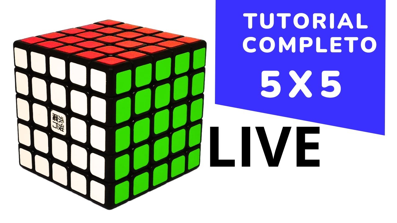 LIVE COMEMORAÇÃO DO TUTORIAL 5X5 #YOUTUBE #youtuber #cubomagico - YouTube