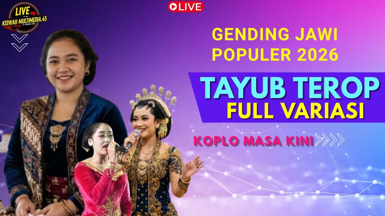 🔴LIVE  GENDING JAWI TERKINI FULL VARIASI TAYUB TEROP MP3, DAMEL JAMPI SAYAH