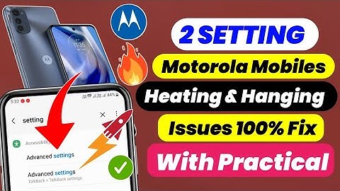 Motorola Mobile Hanging Problem | Moto Mobile Hang Problem Fix | motorola mobile hang karta hai