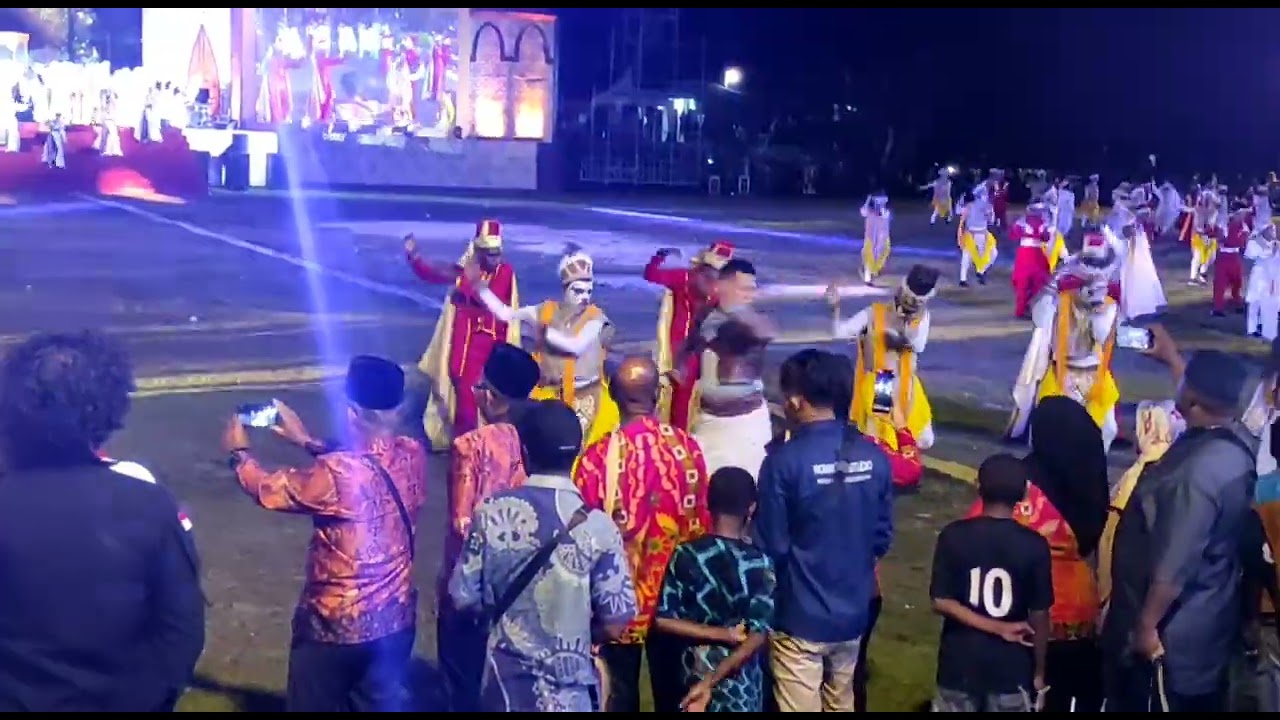 amazing 250 penari kolosal # full video # pembukaan MTQ IX Sorong Selatan # Papua Barat