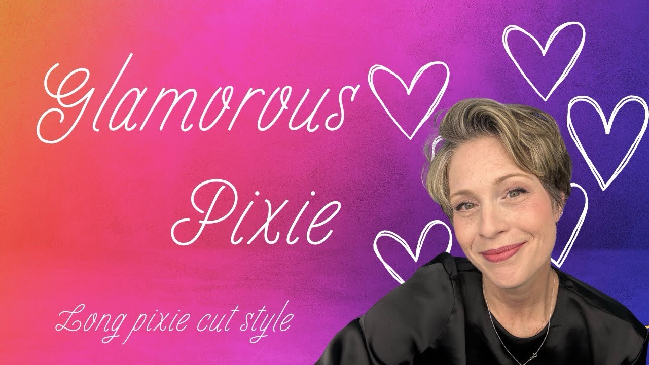 Long Pixie Cut Style - glamorous and voluminous 💜