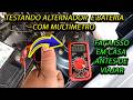 COMO TESTAR O ALTERNADOR E A BATERIA DO CARRO COM MULTIMETRO