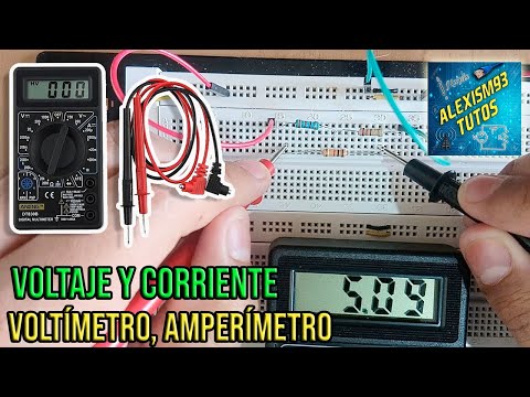 Video: ¿Cómo se mide el voltaje y la corriente en un circuito eléctrico?