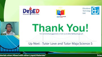 Science 4  - Monday Q1 Week 6 Solid Materials when Mixed with other Liquid Materials.