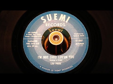 Lou Pride The Suemi Sessions レコード Lou Pride ‎– The Suemi Sessions - I'm Not Thru Lov'un You