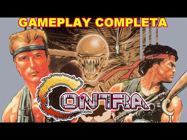 Contra (NES) - Gameplay Completa! 