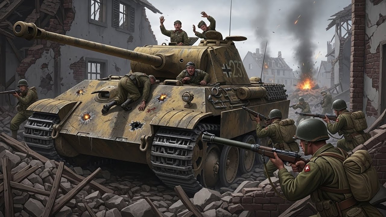 German Tankers Were Terrified When American Bazookas Pierced Their Panther Armor