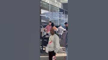 Did someone say free food??? #college #ubco #ubc #students #university