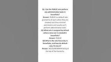 Snowflake interview questions and answers#snowflake computing#snowflakes#shortquestions
