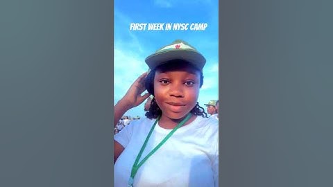 My first week in Nysc camp #nysccamp #nysc #weekinmylife #shorts