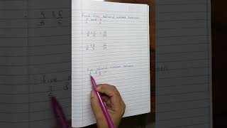 Find five rational numbers between 3/5 and 4/5.
