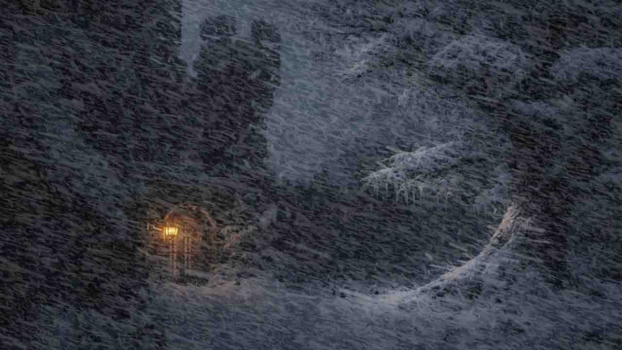 Freezing snow atmosphere with EXTREMELY COLD sounds & blizzards while you sleep. Cryo-Tundra