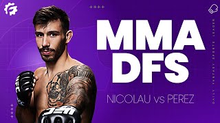 MMA DFS Today (Nicolau vs Perez) - Crunch Time screenshot 5