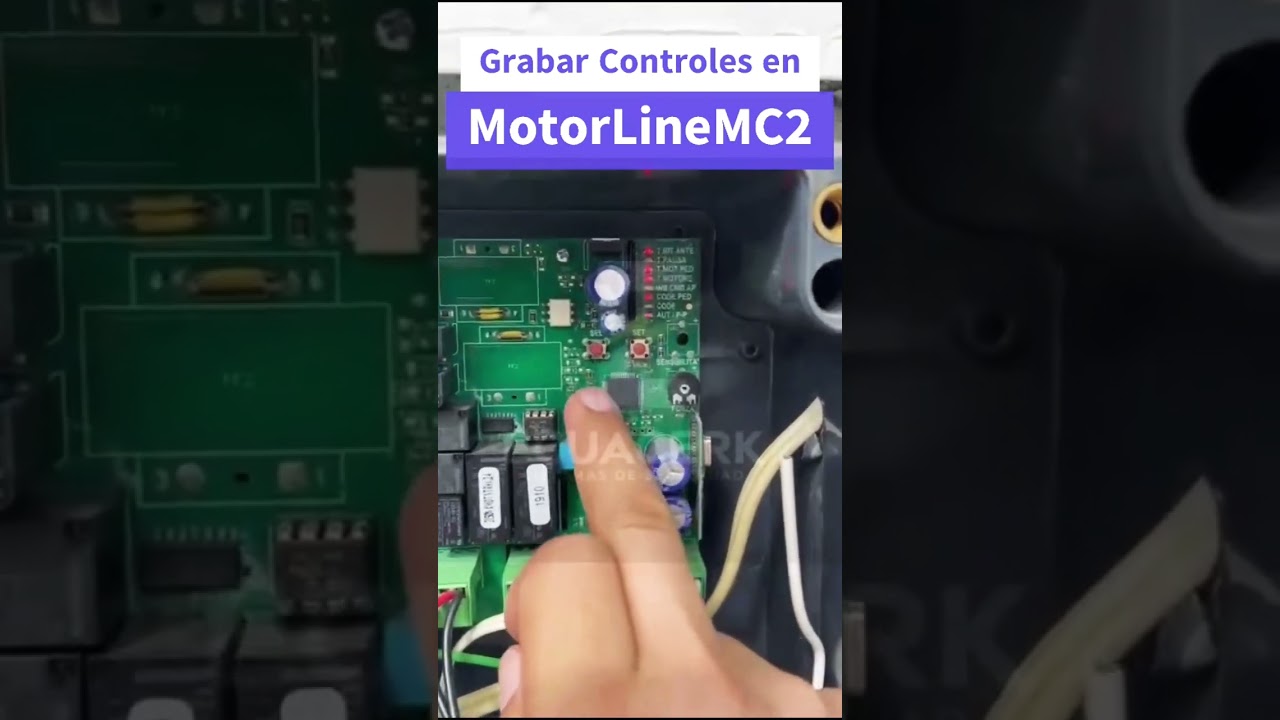 Cómo grabar controles Motorline MC1, MC2  