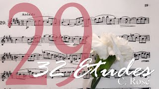 Etude Nr. 29 from 32 etudes by C. Rosé