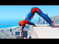 SPIDERMAN CRAZY JUMPSFALLS GTA 5 Spider Man Gameplay SPIDERMAN CRAZY JUMPSFALLS GTA 5 Spider Man Gameplay