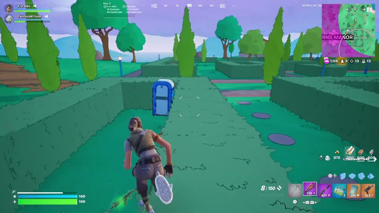 Fortnite - Duos - 11/2025 - At the Burns POI all cartoonified 