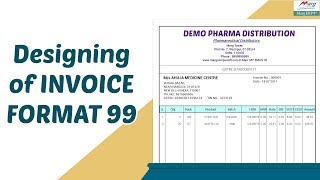 Design Invoice Format GUI (99 Format) in Marg Erp [English] Helpline 01130969600 screenshot 5