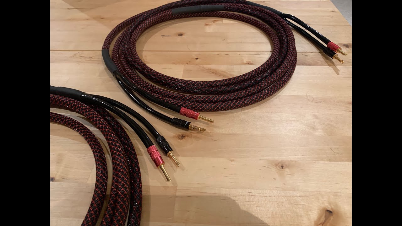 Canare 4s11 DIY speaker cables with Boston Acoustics E100 speakers and