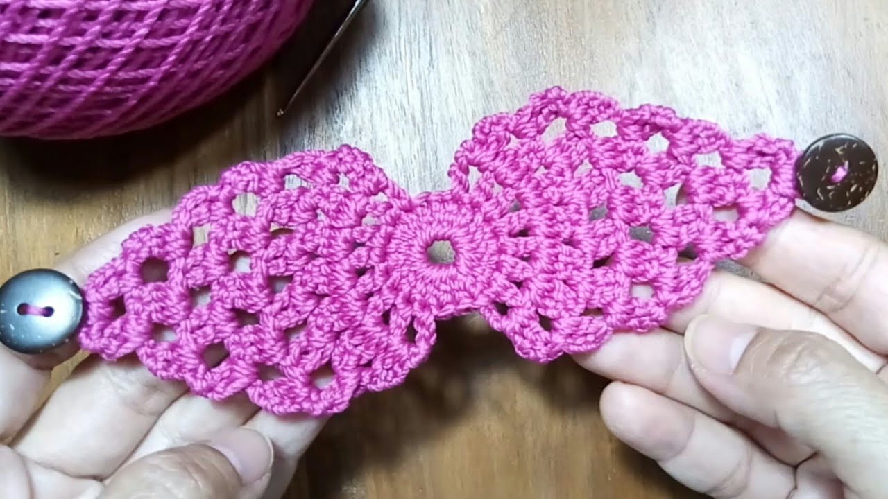 Konektor masker rajut motif baru | Crochet mask connector newest | conector de máscara