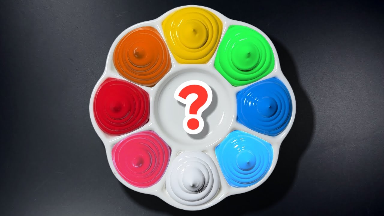 How to Create 9 Magical Colors from Red, Yellow, Cyan and White || Color mixing