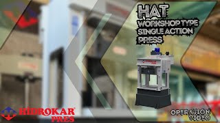Hydraulic Workshop Type Single Action Press - Hat Model - Hidrokar Pres