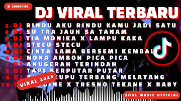DJ TIKTOK VIRAL TERBARU 2025🎶 - DJ RINDU AKU RINDU KAMU JADI SATU🎶FULL ALBUM