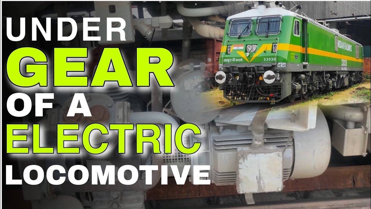 WAG9 H Electric Locomotive Under gear short view 