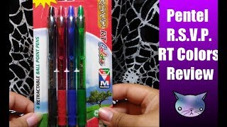 Pentel R.S.V.P RT Colors Review