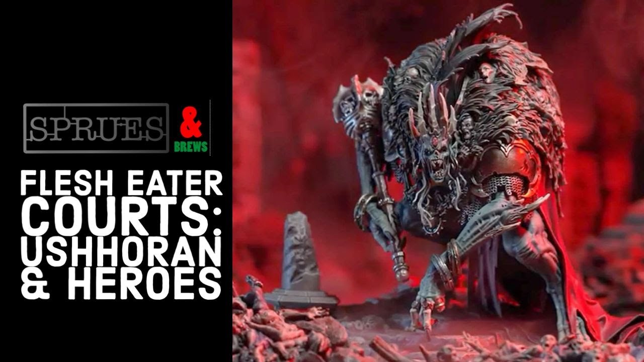 Flesh Eater Courts Ushoran & Wave 2 Heroes Unboxing and Review