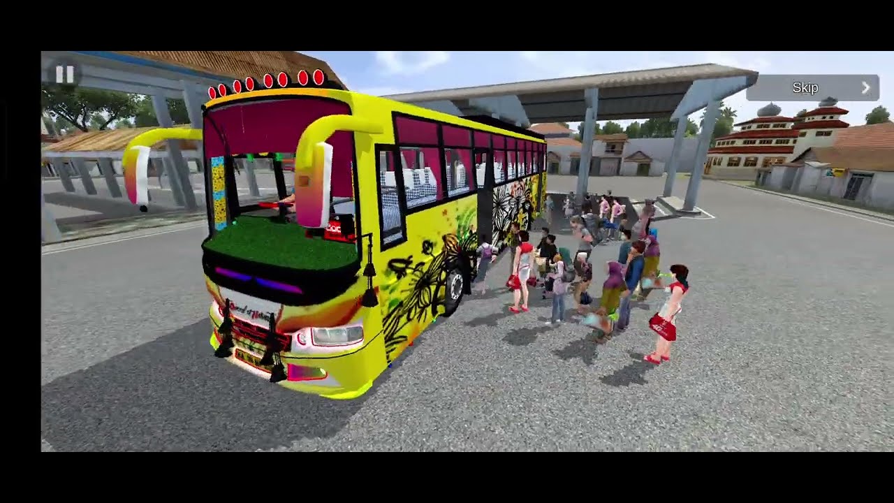 💥 shree shyam travels city road bus simulator indonesia android game play 