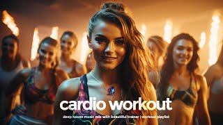 ? ? Cardio Workout Music Mix 2023 | Deep House Music Mix with Beautiful Trainer | Workout Music Mix