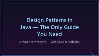 Top Design Patterns Every Developer Should Know 🚀#like #cpp #java #developers #ai #programming #war